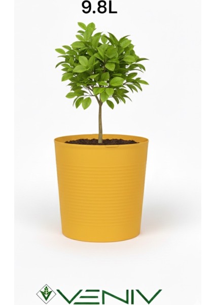 Kırılmaz Dekoratif Saksı 9.8l -1 Adet