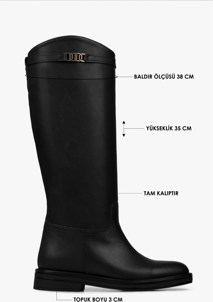 Kadın Valen Siyah Cilt Çizme fiyatları