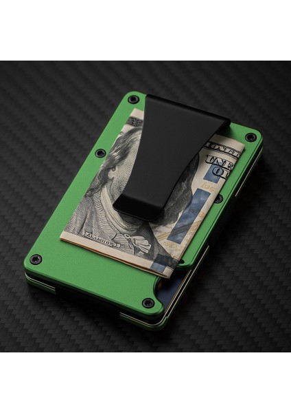 Minimalist Cüzdan & Kartlık - Erkek Kartlık | RFID Korumalı Alüminyum Kartlık | Khaki