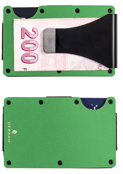 Minimalist Cüzdan & Kartlık - Erkek Kartlık | RFID Korumalı Alüminyum Kartlık | Khaki fiyatları