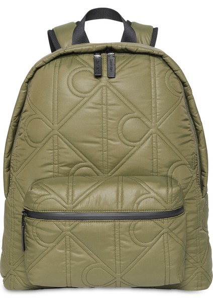 Haki Erkek Sırt Çantası Puffer Round Backpack