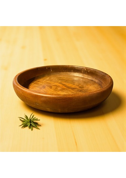 🌰✨ El Yapımı Ceviz Ağacından Ahşap Tabak