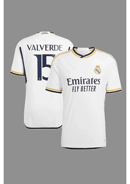 Federico Valverde 2023-24 Sezon R,e,a,l, M,a,d,r,i,d, Iç Saha Yetişkin FORMASI9789765