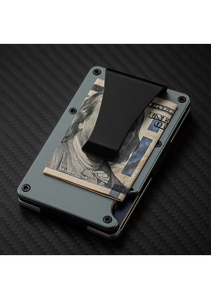 Minimalist Cüzdan & Kartlık - Erkek Kartlık | RFID Korumalı Alüminyum Kartlık | Gray modelleri