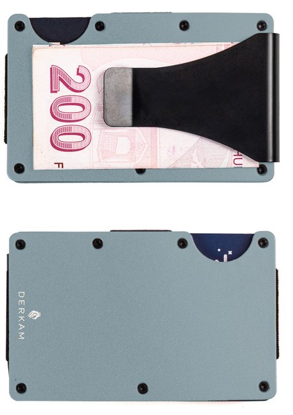 Minimalist Cüzdan & Kartlık - Erkek Kartlık | RFID Korumalı Alüminyum Kartlık | Gray indirimleri