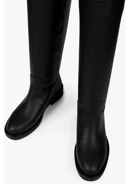 Kadın Valen Siyah Cilt Çizme modelleri