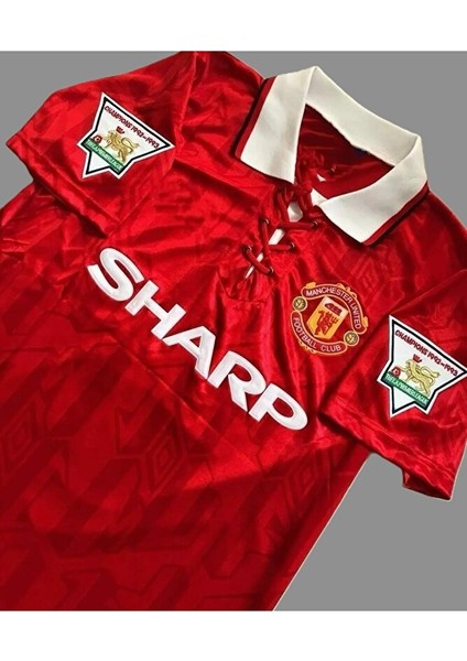 Eric C'antona Manchester/united 92/23 Sezonu Nostalji Yetişkin FORMASI643563456743 modelleri