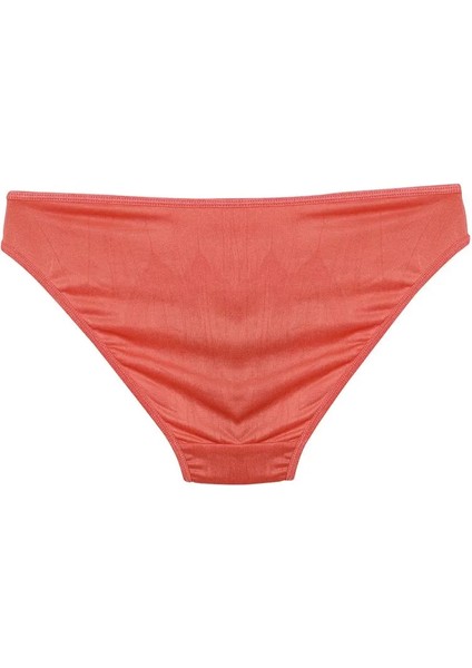 Kadın Mercan Rengi Dantel Detaylı 2'li Slip modelleri