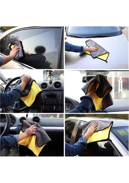 Yünlü Hassas Araba Yıkama ve Temizlik Bezi