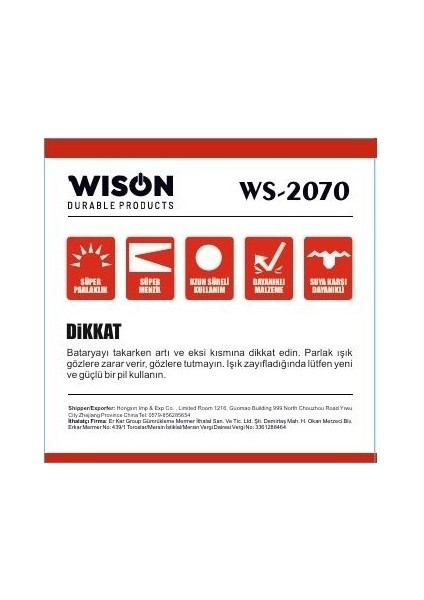 WS-2070 Profesyonel Kafa Lambası | 30 W – 2000 Lümen – 6400 Mah – Zoomlu – Hareket Sensörlü – Type-C Şarjlı – Metal Kasa indirimleri