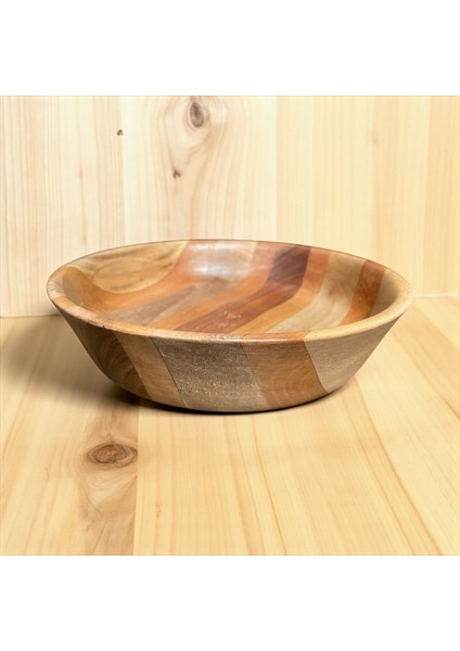 🌰🍒 El Yapımı Ceviz & Kiraz Ağacından Ahşap Tabak