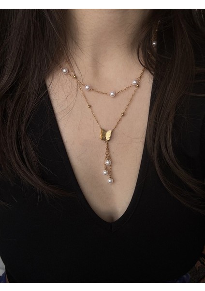 Perla Mariposa Ikili Y Kolye fiyatları