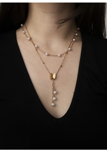 Perla Mariposa Ikili Y Kolye indirimleri