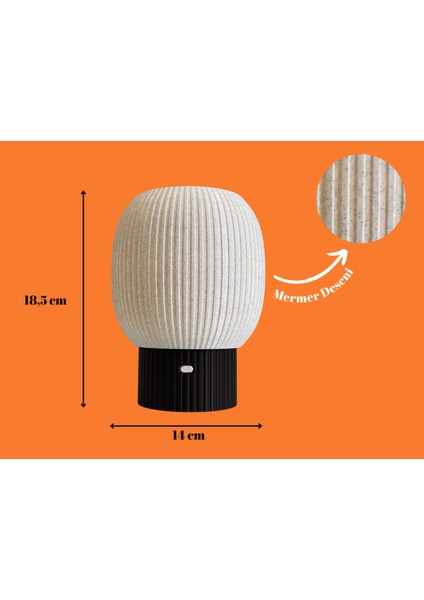 Dekoratif Ambiyans Şarj Edilebilir Sensörlü Abajur, Modern Masa ve Gece Lambası fiyatları