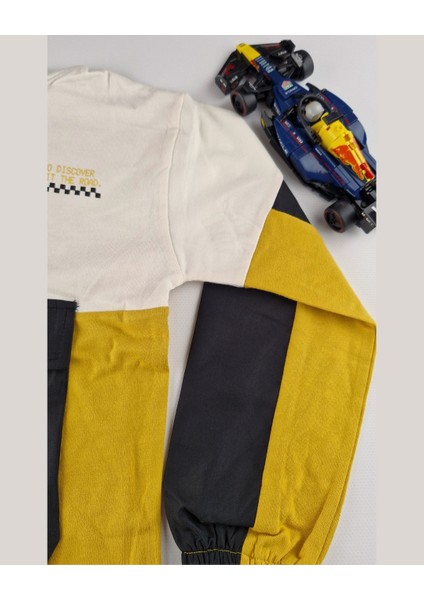 Çocuk Sweatshirt – Renk Bloklu, Kapüşonlu, Fermuarlı 9-12 Yaş indirimleri