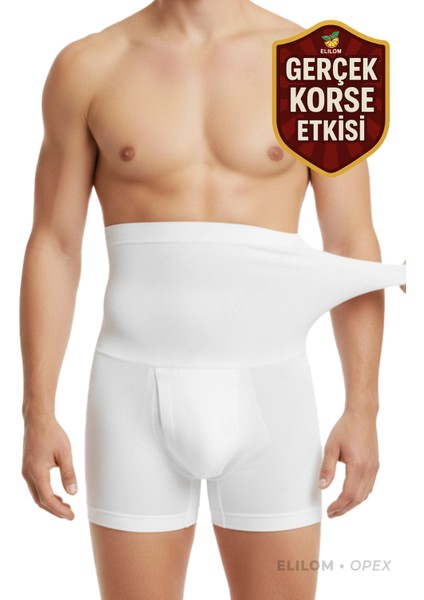 Opex Bel ve Göbek Korse Boxer – Yüksek Bel, Karın Toparlayıcı ve Sıkılaştırıcı, Beyaz fiyatları