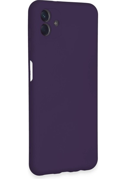 Samsung Galaxy A04E Kılıf Nano Içi Kadife Silikon - Mor