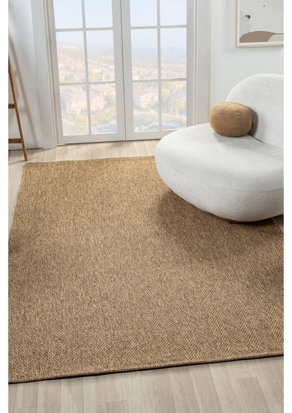 Bombay Kahve Halı Salon Oturma Odası Çocuk Odası Yatak Odası Halısı 665