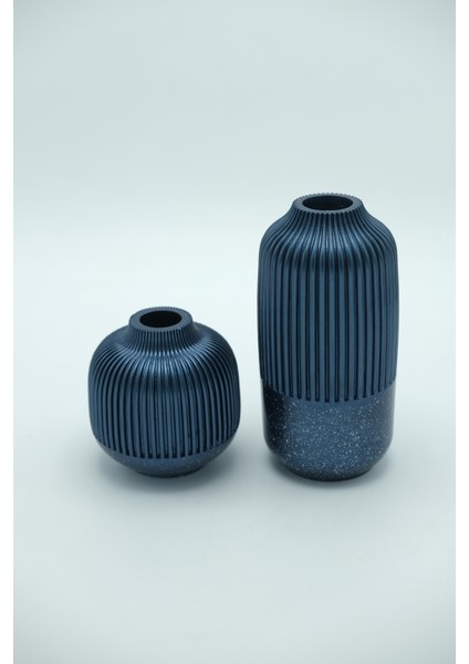 Çiçek Derinliği 3cm Dekoratif Aura Vazo Seti 15CM&9CM | Galaktik Gece | fiyatları