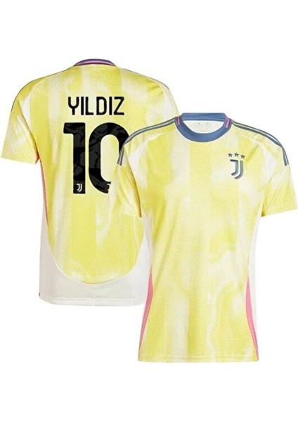 Juventuss 2024/25 Yeni Sezon Kenan Yıldız Deplasman Forması (Sarı) modelleri