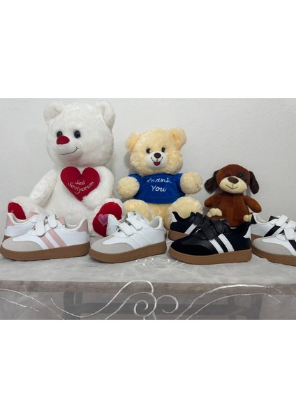 Mınıstep Pudra Unisex Çocuk Spor Ayakkabı Cırt Cırtlı Rahat ve Şık Günlük Sneaker indirimleri