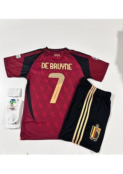 Belçika 2024/25 Yeni Sezon Kevın De Bruyne Çocuk Forması 4'lü Set
