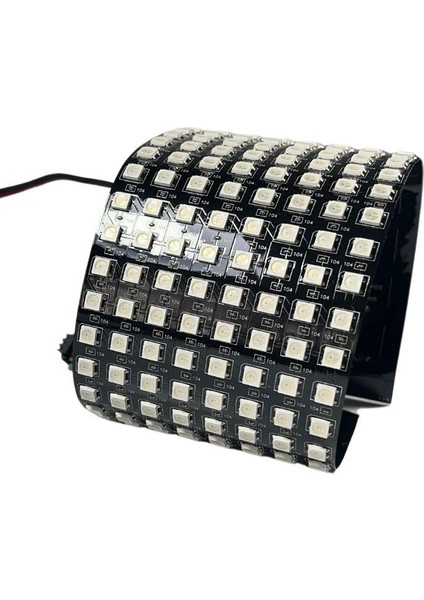 WS2812B Matrix Dijital Esnek Ekran 8X32 Rgb LED Ayrı Ayrı Adresli Matrix Ekran 5V