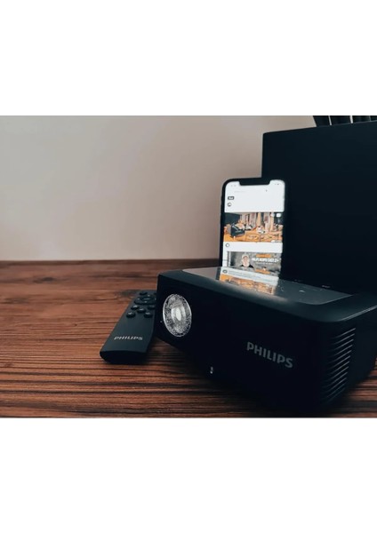 Neopix 110 100 Lümen Full Hd Wi-Fi LED Projeksiyon CIHAZI+180X180 Storlu Projeksiyon Perdesi Hediye