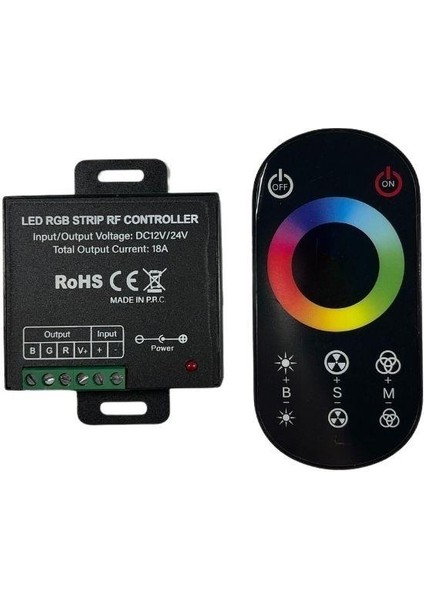 Slim Touch-Dokunmatik Rgb LED Kontrol Devresi 12-24V