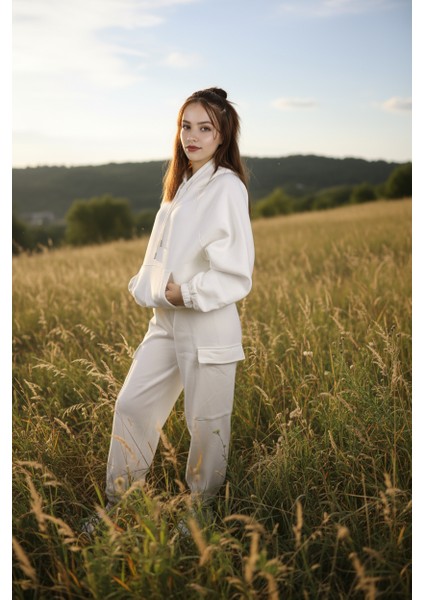 Kadın Oversize Kapüşonlu Eşofman Takımı Premıum Kalite | Şardonlu Kışlık Jogger Seti