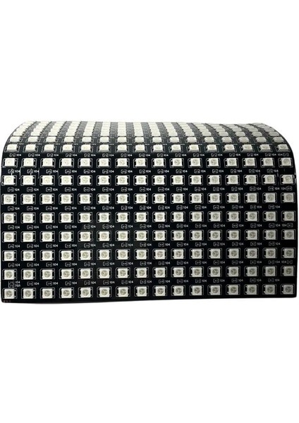 WS2812B Matrix Dijital Esnek Ekran 16X16 Rgb LED Ayrı Ayrı Adresli Matrix Ekran 5V