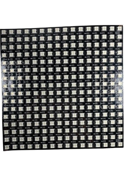 WS2812B Matrix Dijital Esnek Ekran 16X16 Rgb LED Ayrı Ayrı Adresli Matrix Ekran 5V