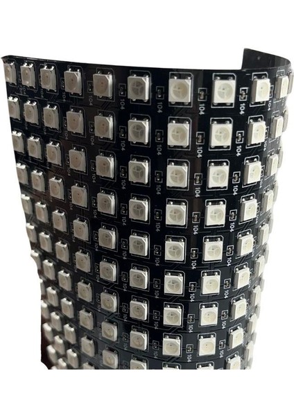 WS2812B Matrix Dijital Esnek Ekran 16X16 Rgb LED Ayrı Ayrı Adresli Matrix Ekran 5V