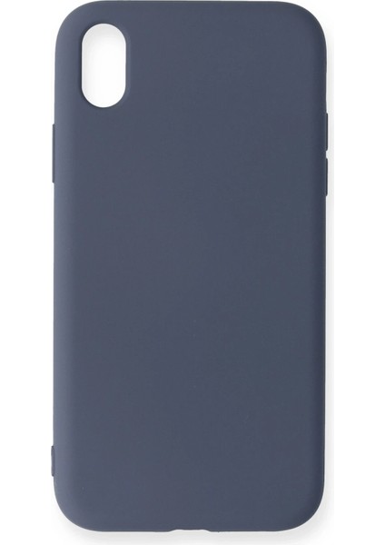 iPhone Xr Kılıf Nano Içi Kadife Silikon - Gri modelleri