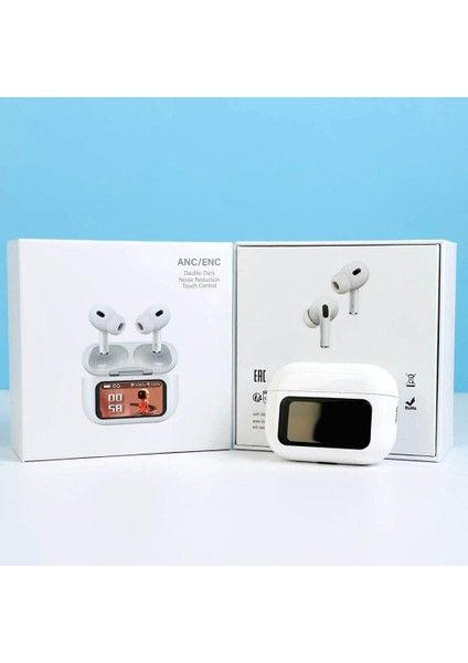 L-58 Bluetooth Kulaklık , Dokunmatik Ekranlı, Anc Enc Bluetooth 5,3