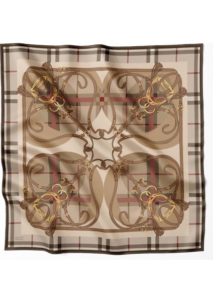 Ekose Kemer Desen Ipek Twill Eşarp 4206D01 01 modelleri