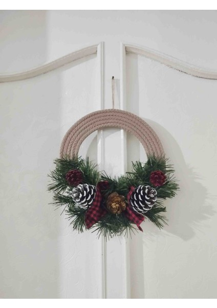 Kozalak Garland Yılbaşı Hediyelik Kapı Duvar Süsü fiyatları