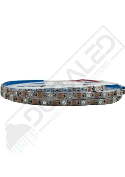 5V 5MM Adreslenebilir WS2812B ARGB Pixel Şerit Led 60 Led 5M Magic Led