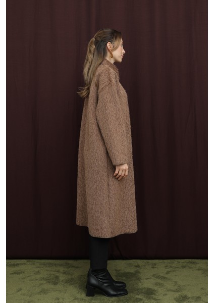 Kadın Düğme Detaylı Kaban - 15233KBN fırsatları