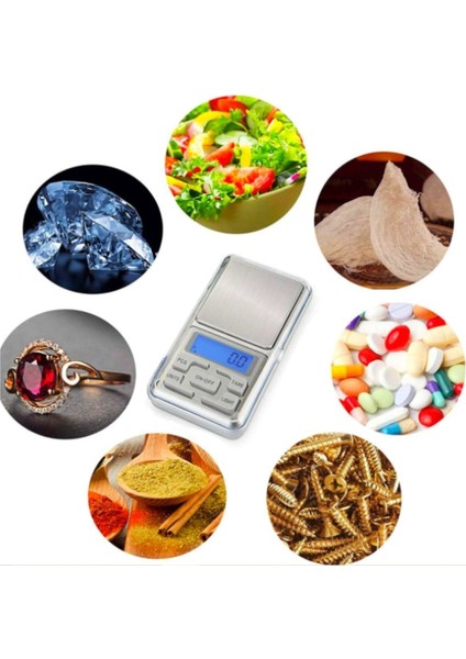 Dijital Hassas Elektronik Cep Terazi Tartı 500 Gr 0.01 Gr Hassasiyet (4915) modelleri