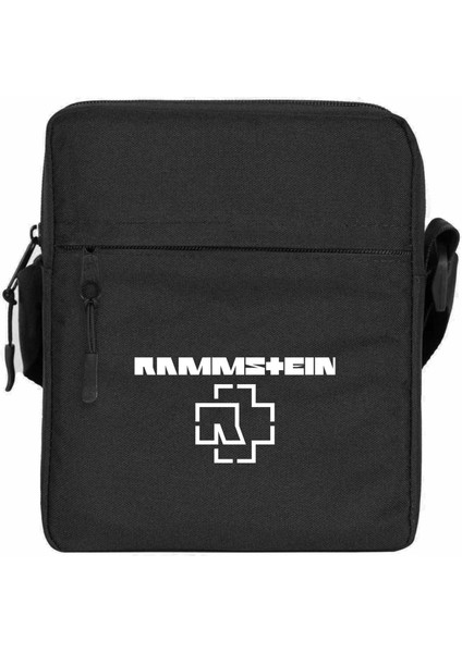 Rammstein Logo 2 Omuz Çantası Siyah Renk