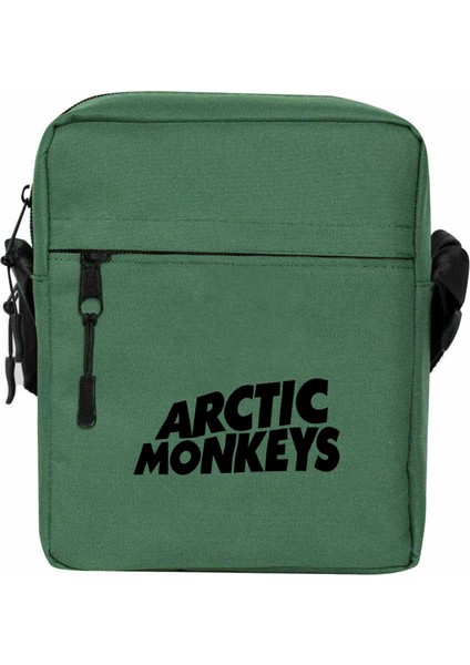 Arctic Monkeys Logo Omuz Çantası Yeşil Renk