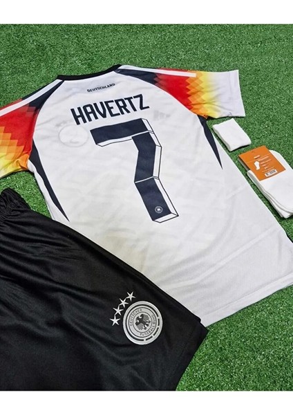 Almanya Euro 2024 Kai Havertz Iç Saha Çocuk Forması 4'lü Set modelleri