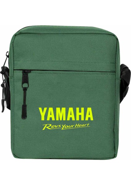 Yamha Revs Your Heart Omuz Çantası Yeşil Renk