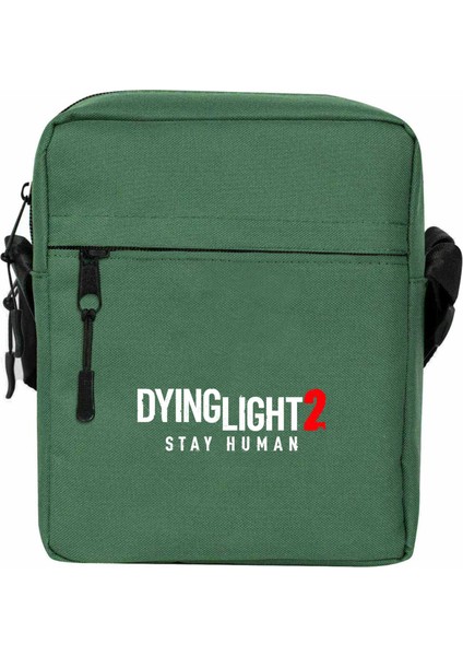 Dying Light Logo Omuz Çantası Yeşil Renk