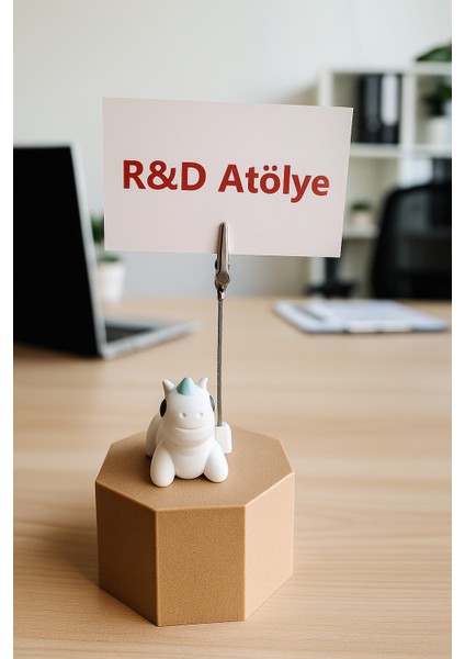 Unicorn Masa Üstü Notluk / Fotoğraflık