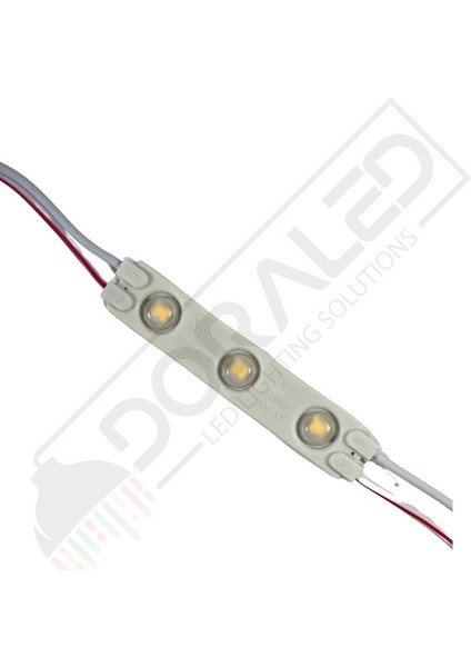 1,2 Watt 3lü Lensli Gün Işığı LED Modül 2835 Reklamcı Modül 10 Adet