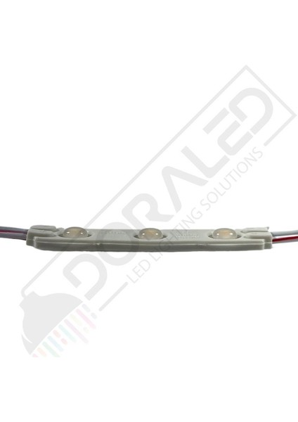 1,2 Watt 3lü Lensli Gün Işığı LED Modül 2835 Reklamcı Modül 10 Adet