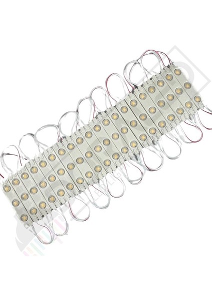 1,2 Watt 3lü Lensli Gün Işığı LED Modül 2835 Reklamcı Modül 10 Adet