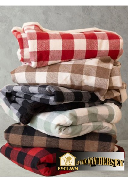 Evci Avm Skoç Battaniye Çift Kişilik